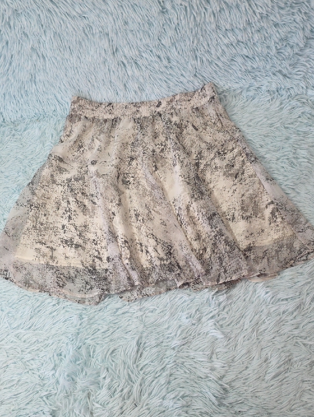 Banana Republic Silk Sheer Printed Circle Skirt Sz 2‎